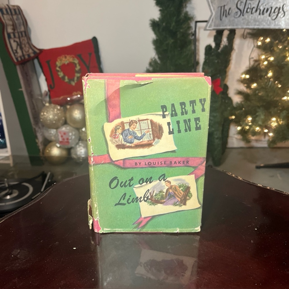 Party Line Book by Louise Baker - Green Cover